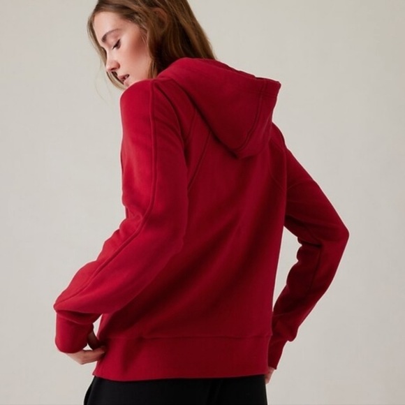 Athleta Retroplush Revive Hoodie sweatshirt size Large excellent condition - Picture 11 of 14